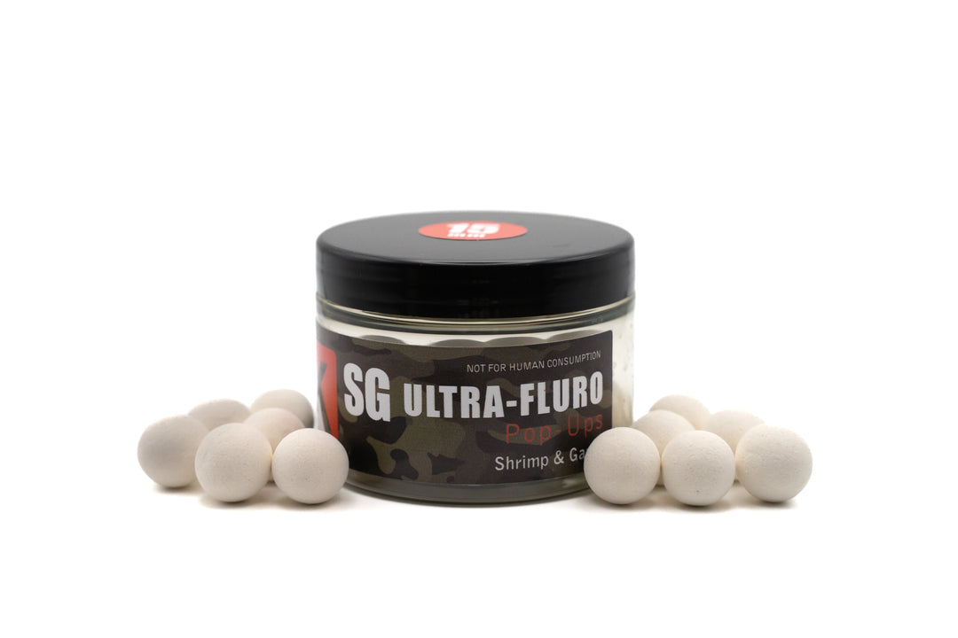 Ultra-Fluro White Pop Ups - SG (Shrimp & Garlic)