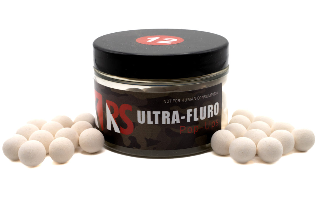 Ultra-Fluro White Pop Ups - RS (Red Special)