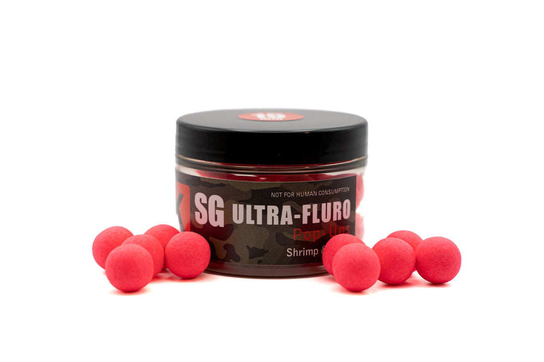 Ultra-Fluro Pink Pop Ups - SG (Shrimp & Garlic)