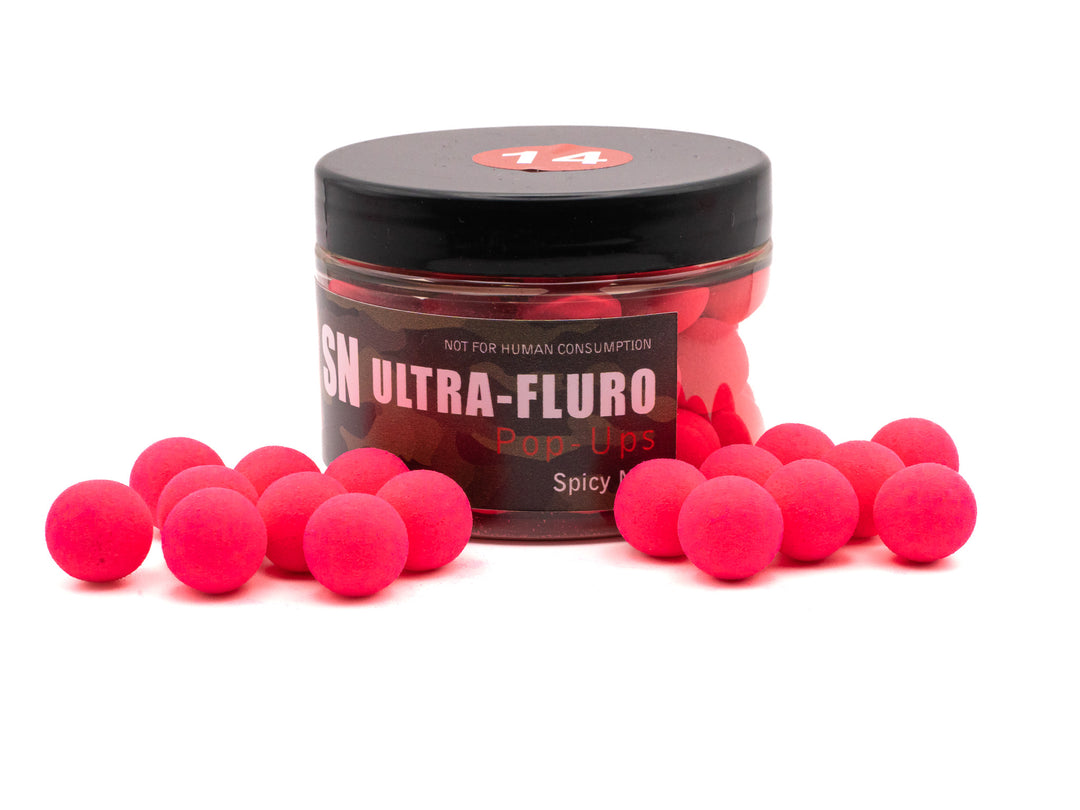 Ultra-Fluro Pink Pop Ups - SN (Spicy Nut)