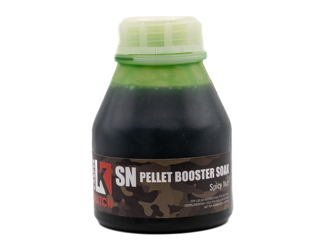 Pellet Booster Soak Green (Match) - SN (Spicy Nut)