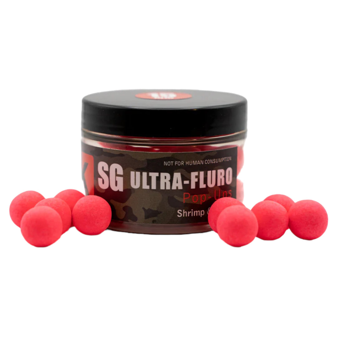 Ultra-Fluro Pink Pop Ups - SG (Shrimp & Garlic)