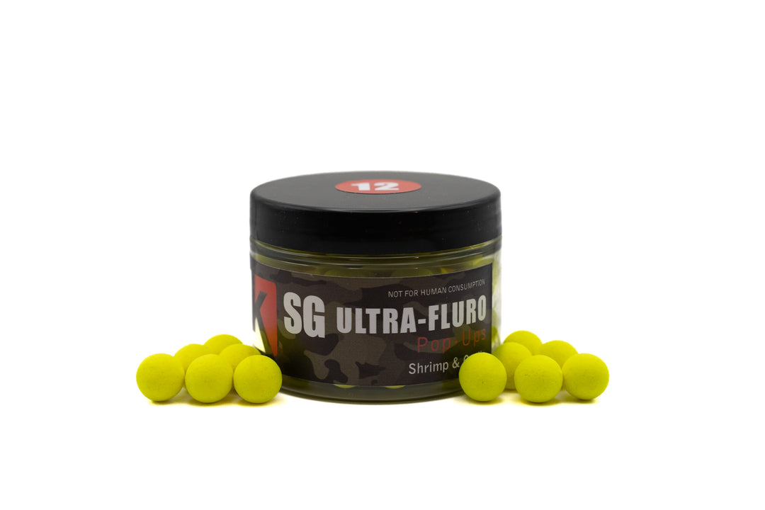 Ultra-Fluro Yellow Popups - SG (Shrimp & Garlic)